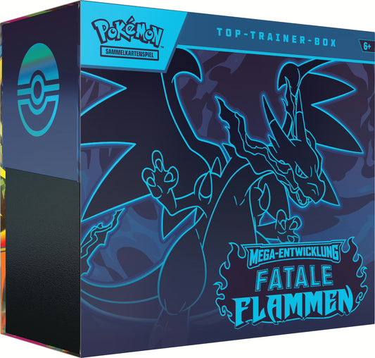 Pokémon (PKM) - Mega-Entwicklung 02 - Fatale Flammen - Elite | Top Trainer Box - DE