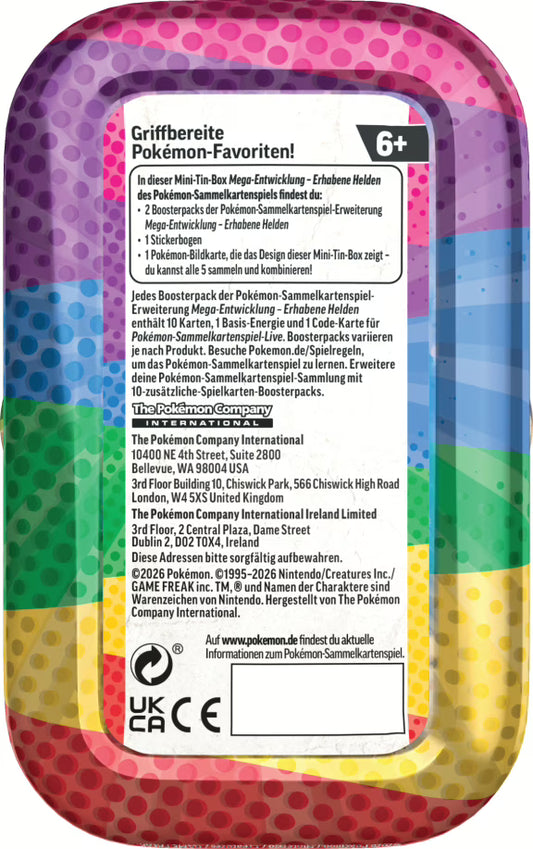 Pokémon (PKM) - Erhabene Helden - ME02.5 - Mini-Tin - DE