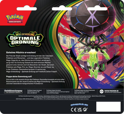 Pokémon (PKM) - Optimale Ordnung (ME03) - 3-Pack-Blister - DE
