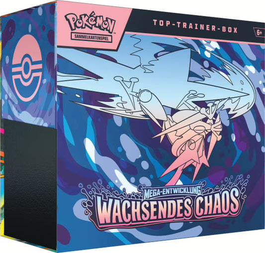 Pokémon (PKM) - Mega-Entwicklung - Wachsendes Chaos! (ME04) - Top-Trainer-Box - DE