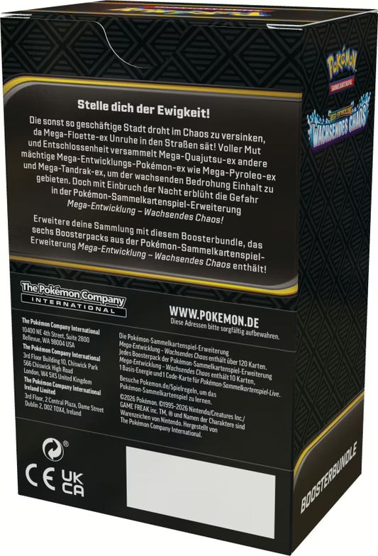 Pokémon (PKM) - Mega-Entwicklung - Wachsendes Chaos! (ME04) - Booster Bundle - DE