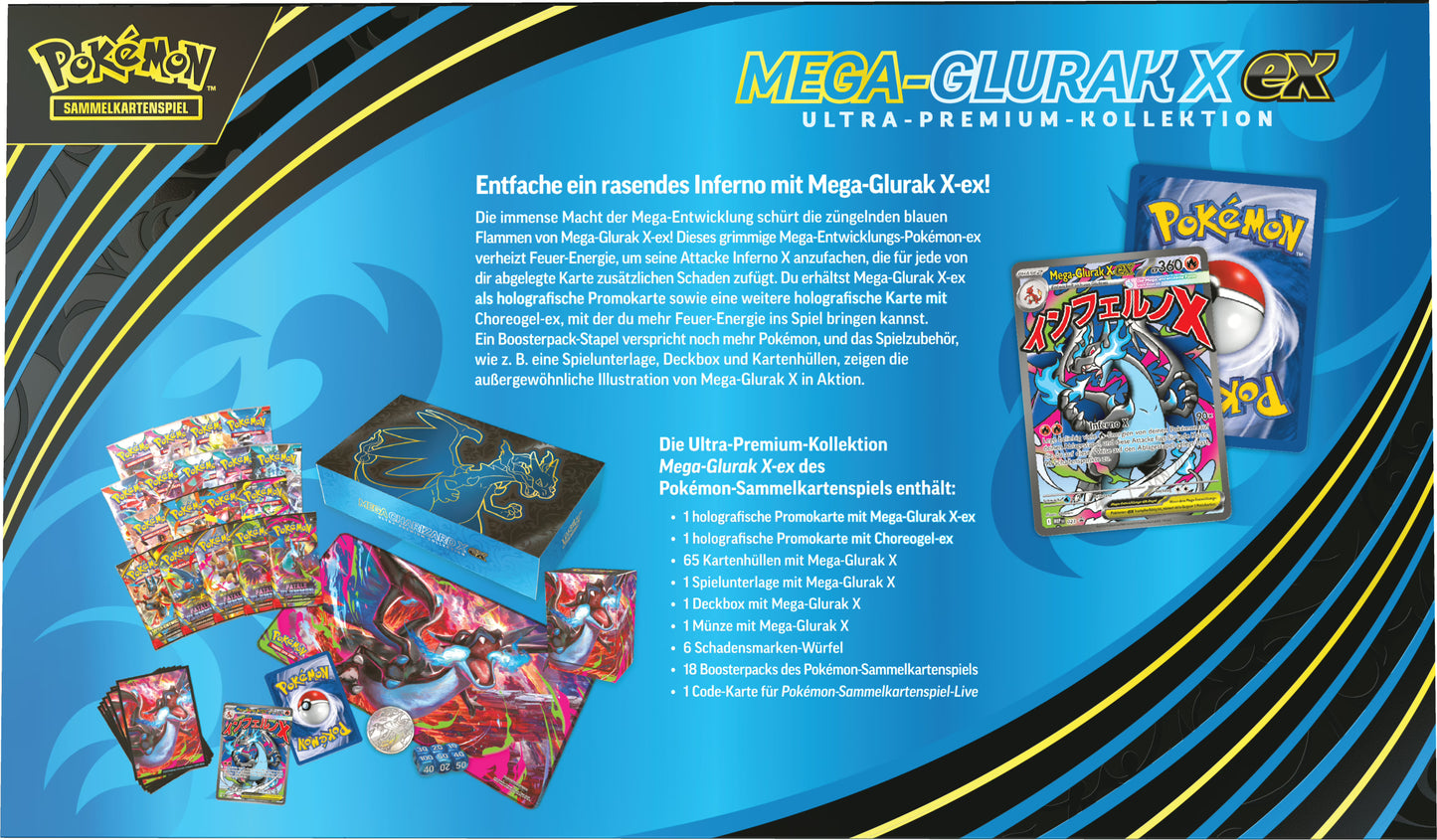 Pokémon (PKM) - Ultra-Premium-Kollektion - Mega-Glurak X-ex - DE