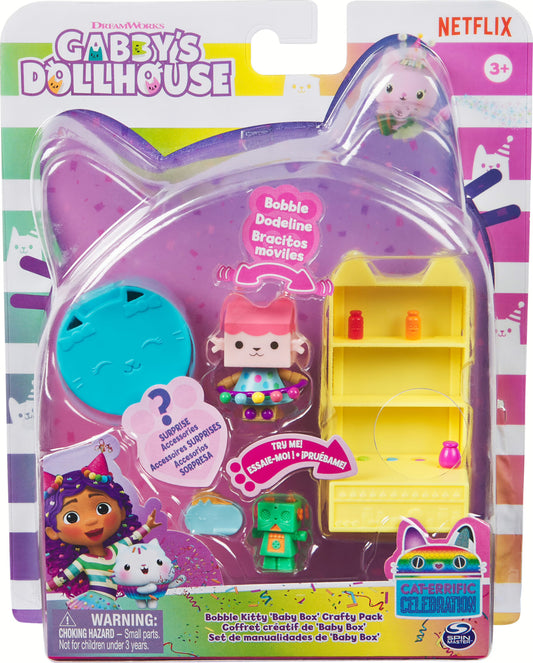 Gabby's Dollhouse - Bobble Kitty Furniture - Baby Box
