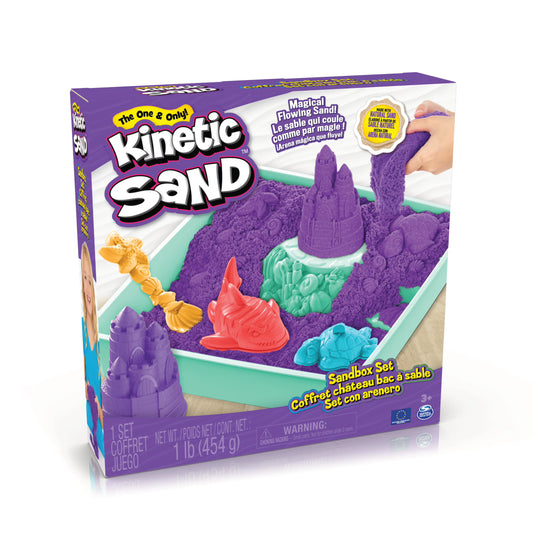 Kinetic Sand - Sand Box Set Lila (454g)