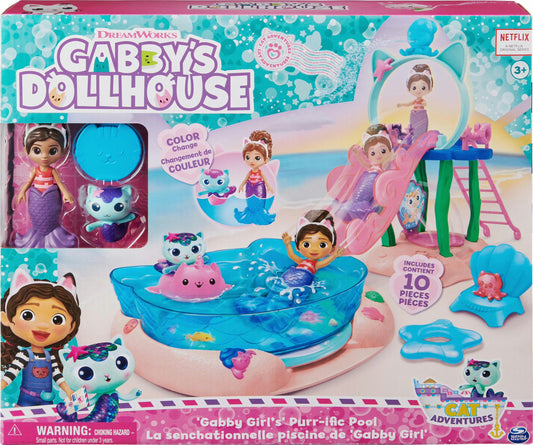 Gabby's Dollhouse - Pool Spielset (Cat Adventures)