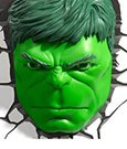 Marvel 3D LED Leuchte Hulk Face 3D