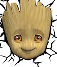Marvel 3D LED Leuchte Baby Groot Face 3D