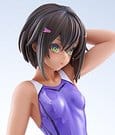 Arms Note PVC Figur 1/7 Buchou-chan of the Swimming Club Purple Swimsuit Ver. 22 cm