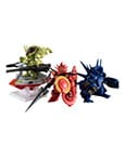 FW Gundam Convergence Core Cross Bone Actionfigur Set Steel 7 A Team 6 cm