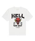 Stranger Things T-Shirt Hell Can Wait (white) Größe M
