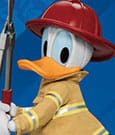 Mickey & Friends Dynamic 8ction Heroes Actionfigur 1/9 Donald Duck Fireman Ver. 24 cm