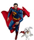 Superman (2025) Actionfigur Superman & Krypto 21 cm