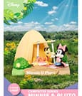 Disney D-Stage Campsite Series PVC Diorama Mini & Pluto Special Edition 10 cm