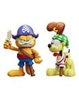 Garfield Actionfiguren 2er-Pack Pirate Garfield and Pirate Odie