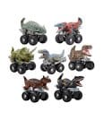 Jurassic World Zoom Riders Fahrzeug mit Actionfigur Sortiment (24)