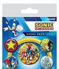 Sonic the Hedgehog Ansteck-Buttons 5er-Pack Speed Team