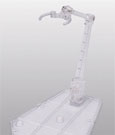 Tamashii Stage Figurenständer Act.5 for Mechanics Clear 14 cm
