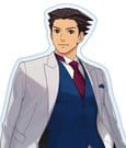 Ace Attorney 25th Anniversary Acryl Stand Main Visual Phoenix Wright 13–15 cm
