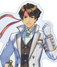 The Great Ace Attorney 25th Anniversary Acryl Stand Kazuma Asogi Main Visual 13–15 cm
