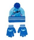 Lilo & Stitch 2er-Set Beanie & Handschuhe Blau