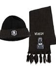 Wednesday Beanie & Schal Set Nevermore