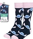 Lilo & Stitch Socken Stitch´s Face Rosa 36-43