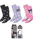 Sanrio Socken 3er-Pack Kuromi 36-43