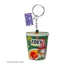 KPop Demon Hunters Squishy Schlüsselanhänger Zoey Hamburger Noodles