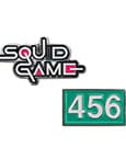 Squid Game Ansteck-Pins 2er-Pack Squid Game & Player 456
