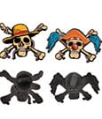 One Piece Ansteck-Pins 2er-Pack Luffy & Buggy