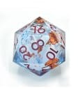 CritStones Liquid Core Würfel D20 Seraphic Reverie 3 cm