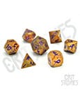 CritStones Metal Würfel Set Shattered Sigils (7)