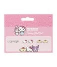 Sanrio Ohrstecker-Set Hello Kitty, Cinnamon Roll und Pompompurin