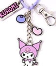 Hello Kitty Schlüsselanhänger mit Kuromi Anhänger 15 cm