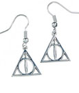 Harry Potter Ohrringe Deathly Hallows (versilbert)