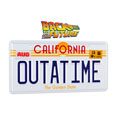Zurück in die Zukunft Replik 1/1 ´Outatime´ DeLorean Nummernschild