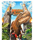Jurassic Park WoodArts 3D Holzdruck Rex Attack 30 x 40 cm