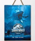 Jurassic World WoodArts 3D Holzdruck Mossasaurus 30 x 40 cm