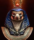 Life-Size Büste Horus by Miyo Nakamura 80 cm