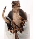 Jurassic Park Replik Velociraptor Hatching Egg 24 cm