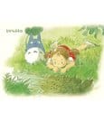 Mein Nachbar Totoro Puzzle und Staffelei By the little stream (150 Teile)