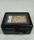 Evoretro Graded Card Display- und Transportkoffer mit Sichtfenster Schwarz
