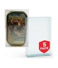 Evoretro PET Gehäuse 5er-Pack für Pokémon Small Tins 8x3x13cm