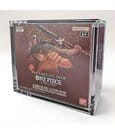 Evoretro Acryl Display Case für Bandai One Piece TCG größere Booster Box (OP-02)