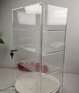 Evoretro 4-stufige abschließbare Acryl-Thekenvitrine