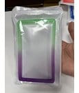 Evoretro Bumper für PSA gegradete Karten-Slab Gradient Green-Purple Glitter
