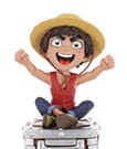 One Piece Cable Guys Lade-Halter Monkey D. Ruffy Wanted Poster 21 cm