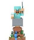 Minecraft Cable Guys Lade-Halter Steve in Diamond Armour 22cm