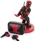 Marvel Holdems Mini-Halter & Kabellose Kopfhörer Deadpool mit TWS Buds Pro 10 cm