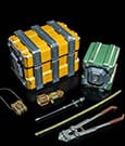 Cosmic Legions: OxKrewe Book Two Harrow Zone Zubehör-Set für Actionfiguren Wasteland Survival Set